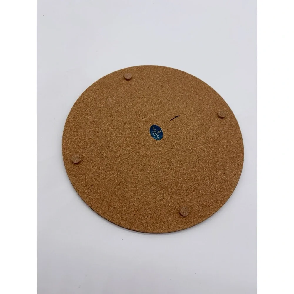 Royal‎ Worcester Holly Ribbons Round 10-Inch Cork-Backed Pot Holder